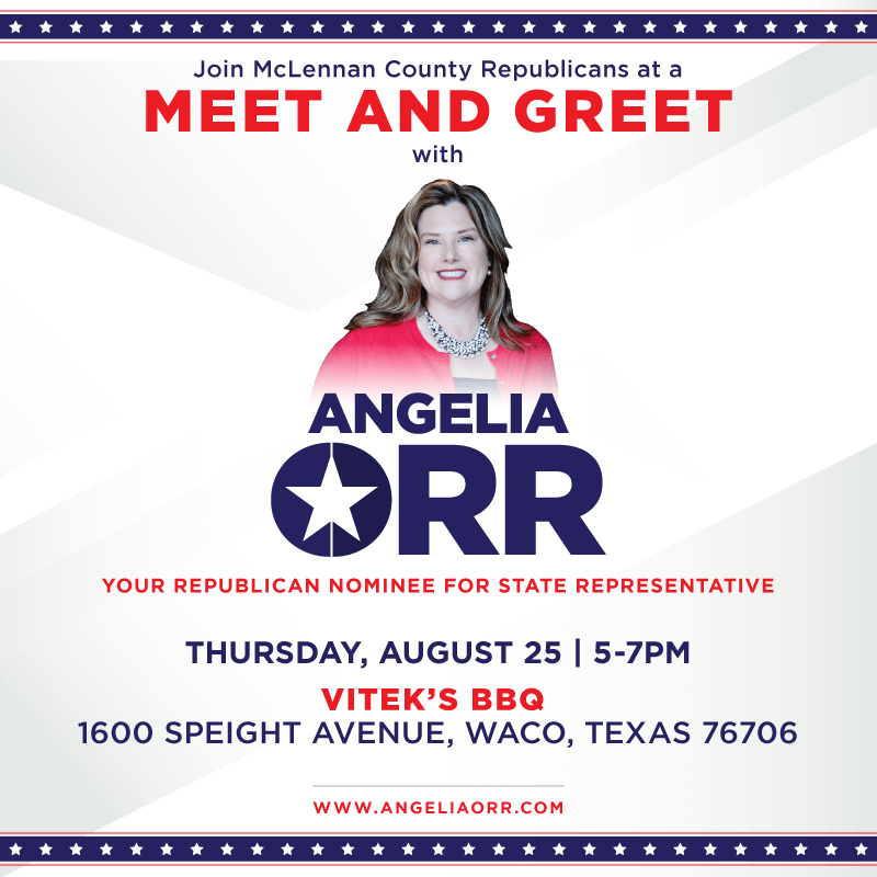 Meet and Greet with Angelia Orr | Thursday, August 25 | 5-7PM